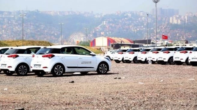 FG plakalı yüzlerce otomobil otoparka çekildi