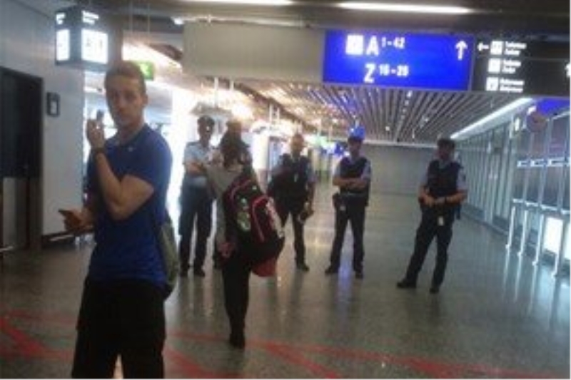 Frankfurt Havalimanı boşaltıldı