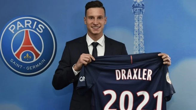 Fransız Ekibi Paris Saint-Germain, Julian Draxler`in Transferini Duyurdu