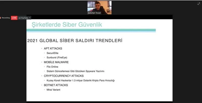 GAGİAD dikkat edilmesi gereken siber güvenlik önlemlerini konuştu