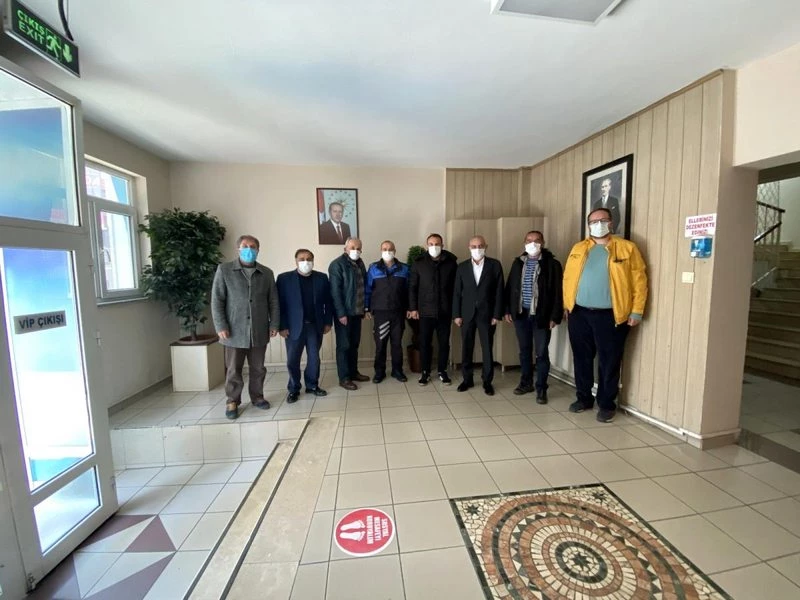 Gazeteciler Emniyet Müdürünü ziyaret etti