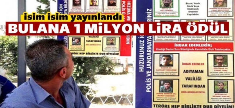 Gazeteler terörist listesini  yayınlandı
