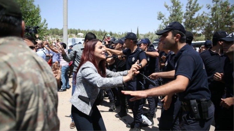 Gaziantep'te HDP provokasyonu