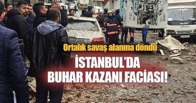 GAZİOSMANPAŞA?DA BUHAR KAZANI PATLADI: 2 YARALI