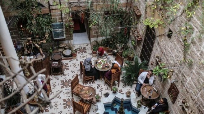 GAZZE`DE 430 YILLIK OSMANLI EVİ RESTORANA DÖNÜŞTÜ