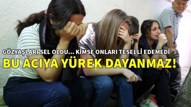 Genç kızların cenazesinde gözyaşları sel oldu aktı