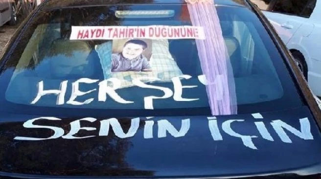 Genç Tahir`e gelinsiz düğün yapıldı