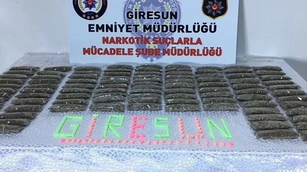 Giresun`da uyuşturucu operasyonu