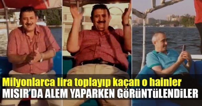 Gri listede aranan FETÖ?cü hainler Mısır?da tekne gezisinde!