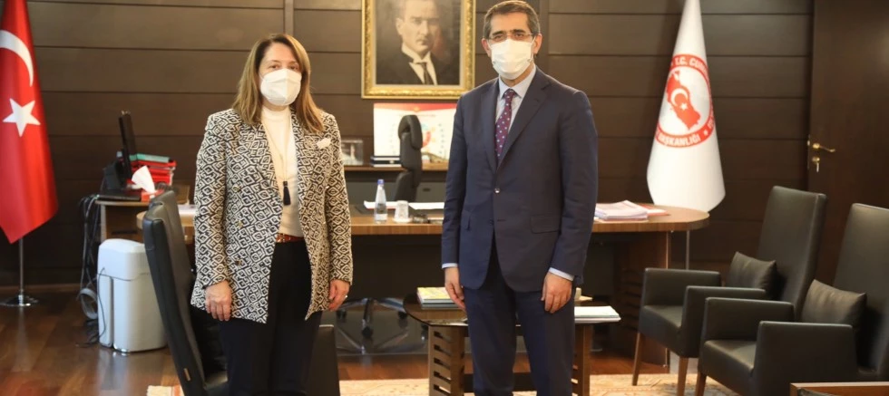 GÜNAY?DAN CUMHURBAŞKANLIĞI STRATEJİ VE BÜTÇE BAŞKANI İBRAHİM ŞENEL?E ZİYARET