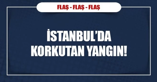 Hadımköy`de yangın!