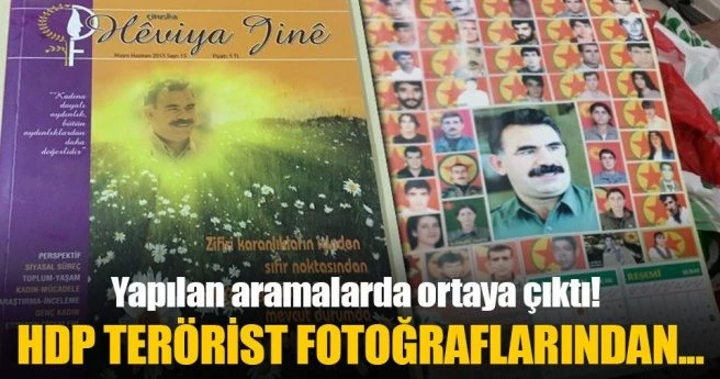 HDP takvimde PKK`lı teröristleri kullanmış