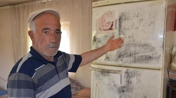 Hırsızların yazdığı yazıyı görünce şok oldu