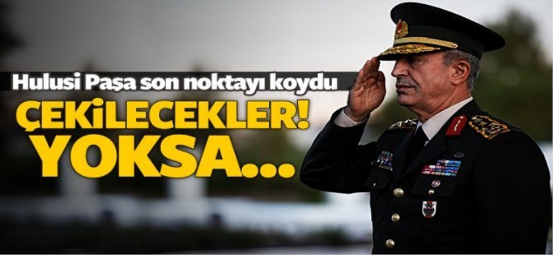 Hulusi Akar'dan Önemli Açıklama!