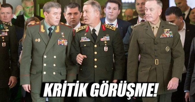 Hulusi Akar ile Dunford arasında kritik görüşme