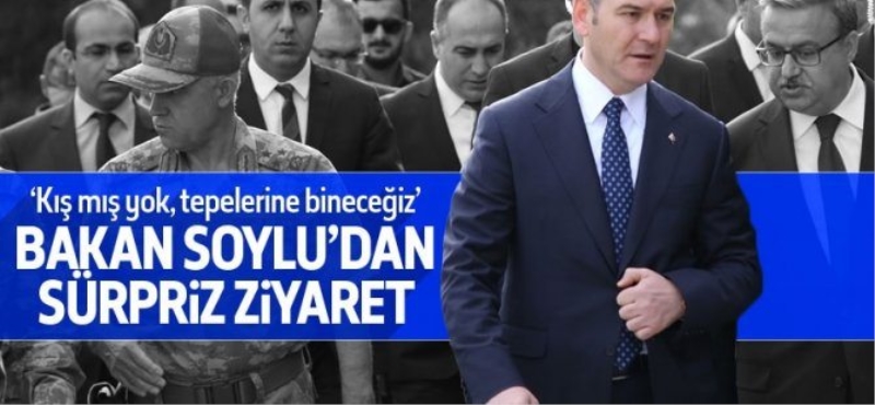 İçişleri Bakanı Soylu Şırnak'ta
