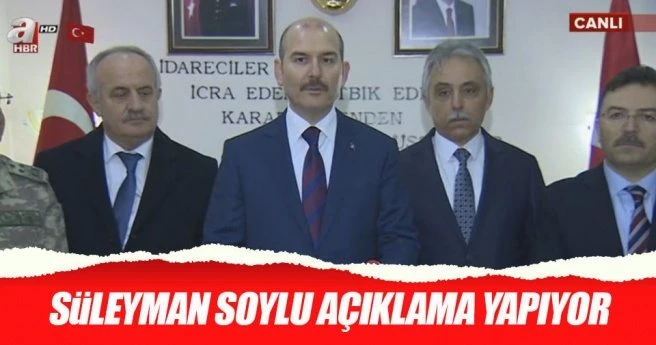 İçişleri Bakanı Süleyman Soylu konuşuyor - CANLI
