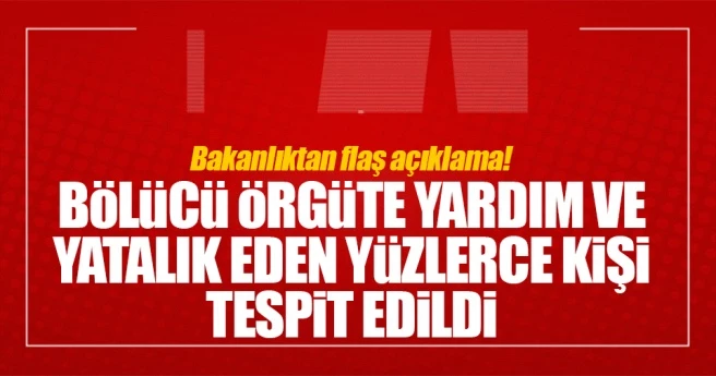 İçişleri Bakanlığı`ndan flaş açıklama: PKK/KCK operasyonlarında 924 gözaltı