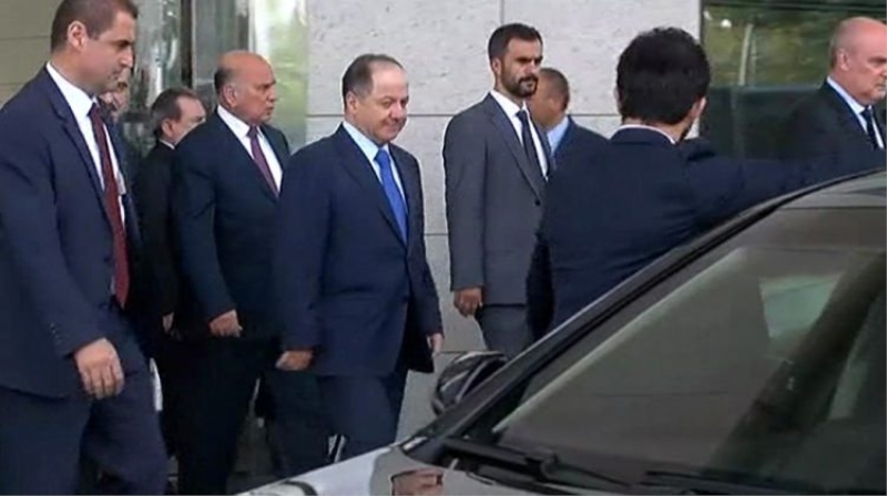 IKYB Başkanı Mesud Barzani Ankarada!