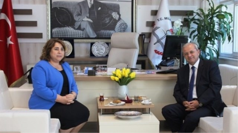 İl Emniyet Müdürü Böğürcü`nden İl Milli Eğitim Müdürü Pervin Töre`ye Veda Ziyareti