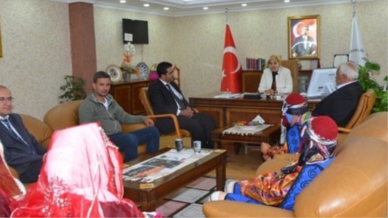 İl Milli Eğitim Müdürü Durmuş`a Kızıldamlar Köyünden Ziyaret