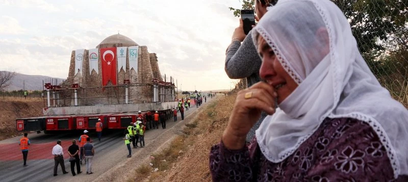 İmam Abdullah Türbesi yeni yerine taşındı
