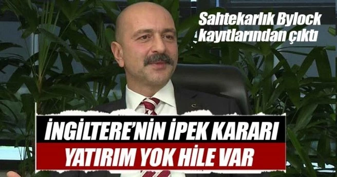 İNGİLTERE?NİN İPEK KARARI: YATIRIM YOK, HİLE VAR