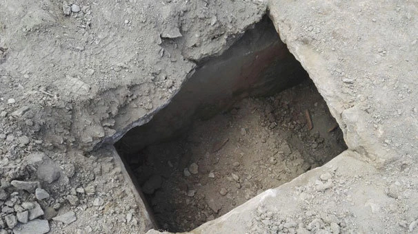 İnşaat sahasından tarihi eser çıktı