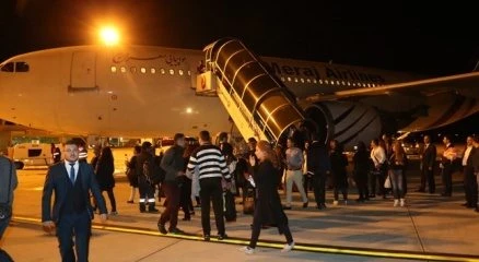 İran?dan Denizli?ye ilk charter uçak seferleri başladı