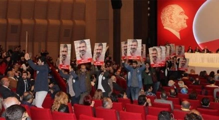 İstanbul Barosu seçimlerinde Tahir Elçi protestosu