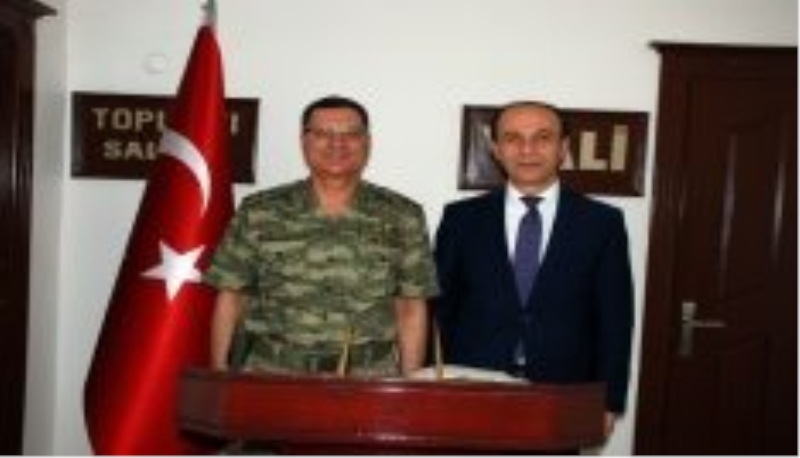 Jandarma Genel Komutan Yardımcısı Yaşar?dan Vali Erin?e ziyaret