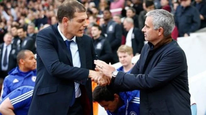 Jose Mourinho, Slaven Bilic`i üzdü