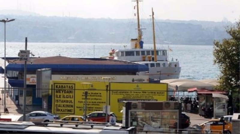 Kabataş İskelesi kapatıldı