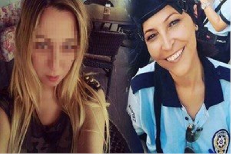 Kadın sürücü kadın polisin gözünü oydu!