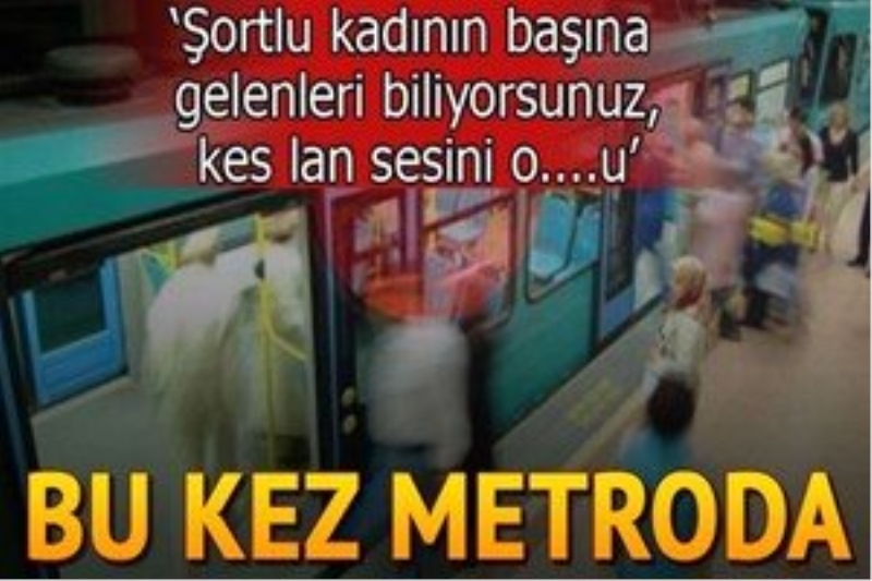 Kadın yolcuya tehdit: