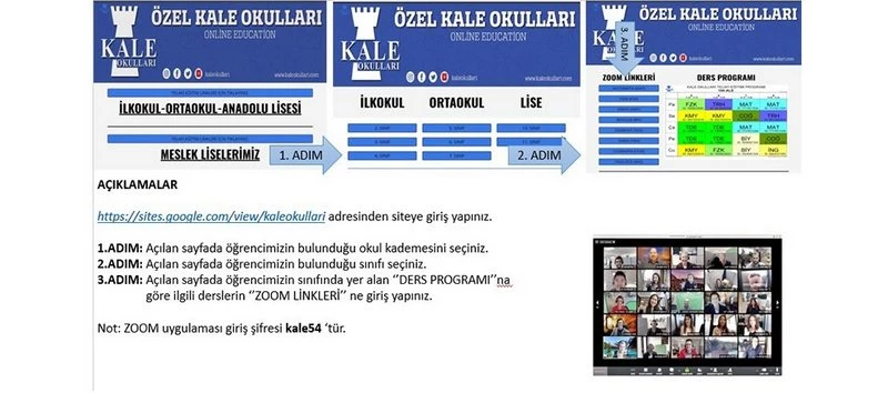 Kale Okulları Uzaktan Eğitimde Yeni Yazılım Geliştirdi