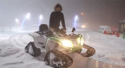 Kartepe?de kar kalınlığı 40 santimetreye ulaştı