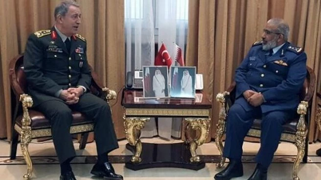 Katar Genelkurmay Başkanı Ankara`da!