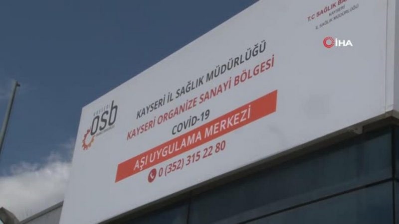 Kayseri ve Niğde`de sanayi bölgelerinde aşılama tüm hızıyla sürüyor