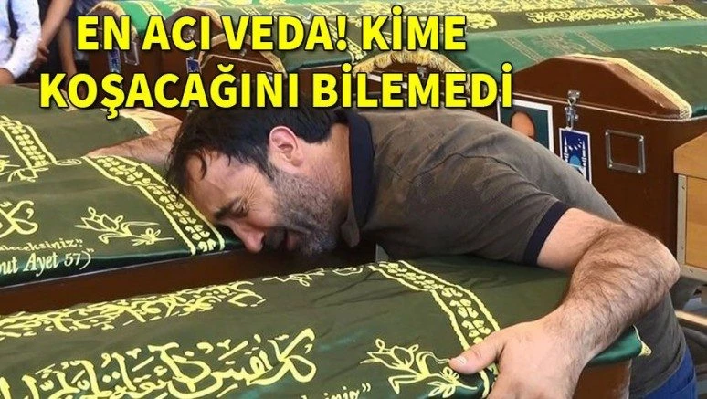 Kaza kurbanı ailenin cenazesi Ankara`da toprağa verildi