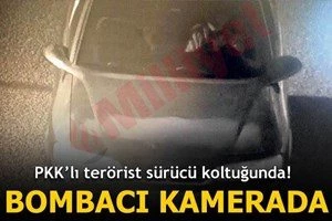 Kendini patlatan bombacı direksiyonda!