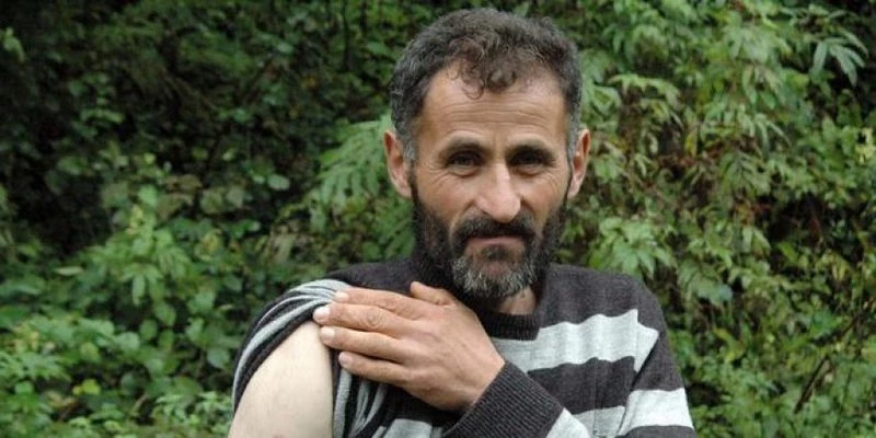 Kendisine saldıran ayıya yumruk attı