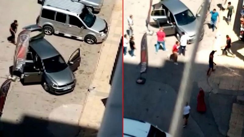 Kendisini intihardan vazgeçirmeye çalışan esnafı katletti! Saniyeler önce ``Gelin beni öldürün`` diye bağırdığı anlar kamerada