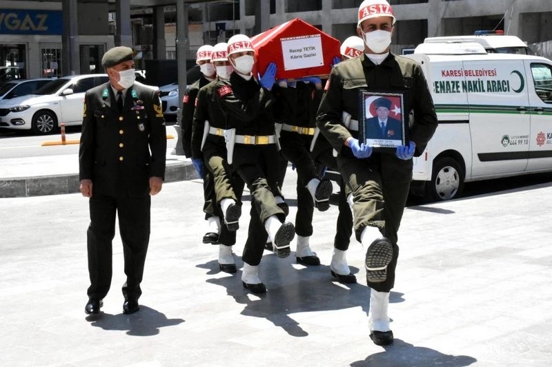Kıbrıs Gazisi Recep Tetik son yolculuğuna uğurlandı