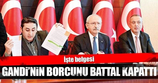 Kılıçdaroğlu?nun borcunu Battal İlgezdi ödedi!