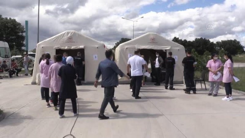 KIRKLARELİ - Trakya`da OSB çalışanları aşılama faaliyetlerine yoğun ilgi gösteriyor