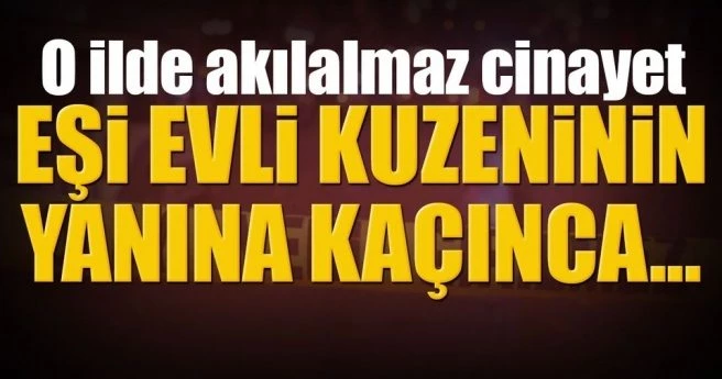 Kocaeli`nde akılalmaz cinayet