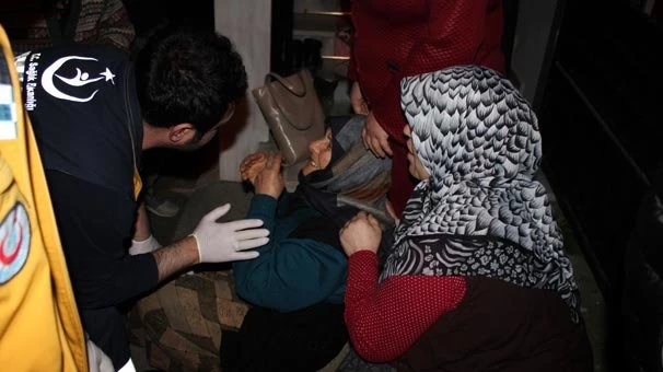 Komşusunu yanarak öldü sandı, gözyaşlarına boğuldu