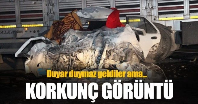 KONYA`DA FECİ KAZA! U DÖNÜŞÜ YAPAN TIR`A ÇARPTI...