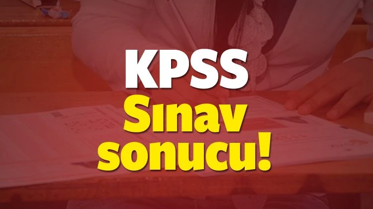 KPSS (Ortaöğretim) sınav sonucu bugün açıklanacak mı?